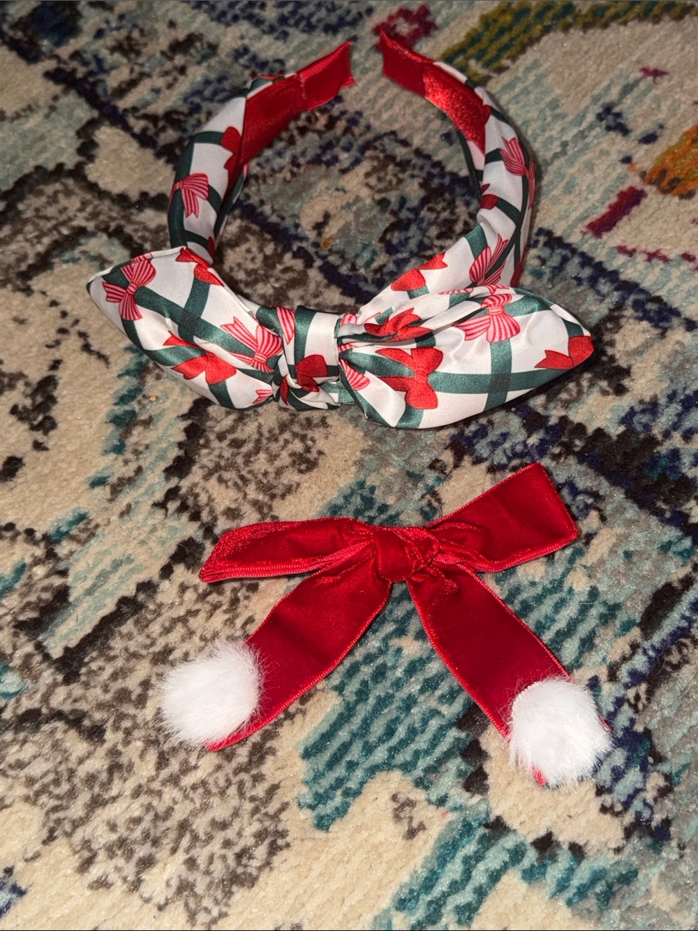 Girls Christmas Hair Set